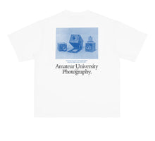 画像をギャラリービューアに読み込む, amateur University of Photography T-shirt White / Same Paper