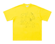 画像をギャラリービューアに読み込む, amateur Bookend T-shirt Yellow / Same Paper