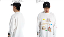 画像をギャラリービューアに読み込む, Same Paper amateur / amateur Library Bread Heavy Cotton Long Sleeve