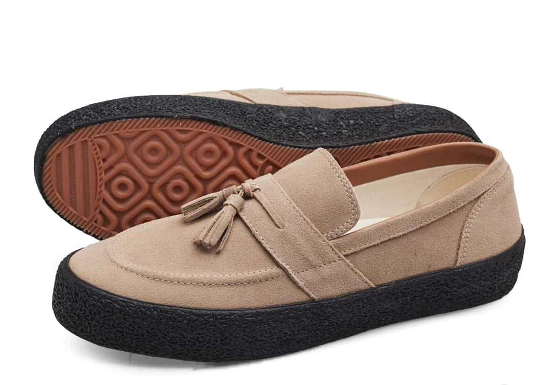 国内配送 LastResort AB VM005 SUEDE SAND/BLACK VM005-Loafer Suede (Black/Black) – Last Resort USA