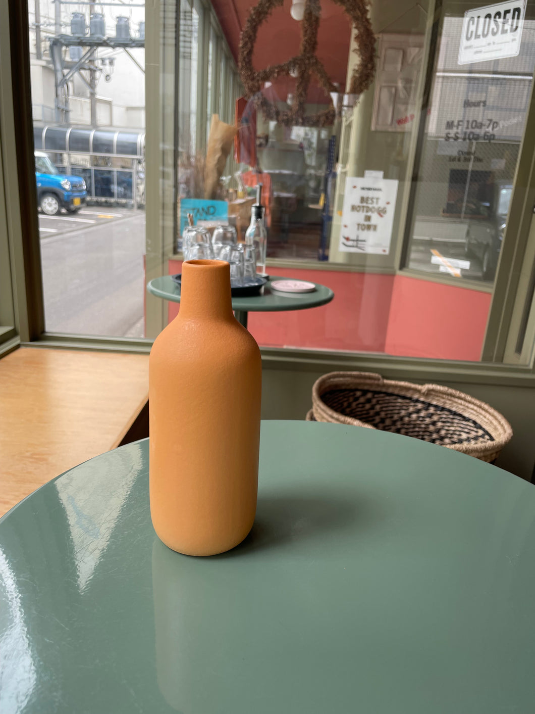 Pale Orange Vase