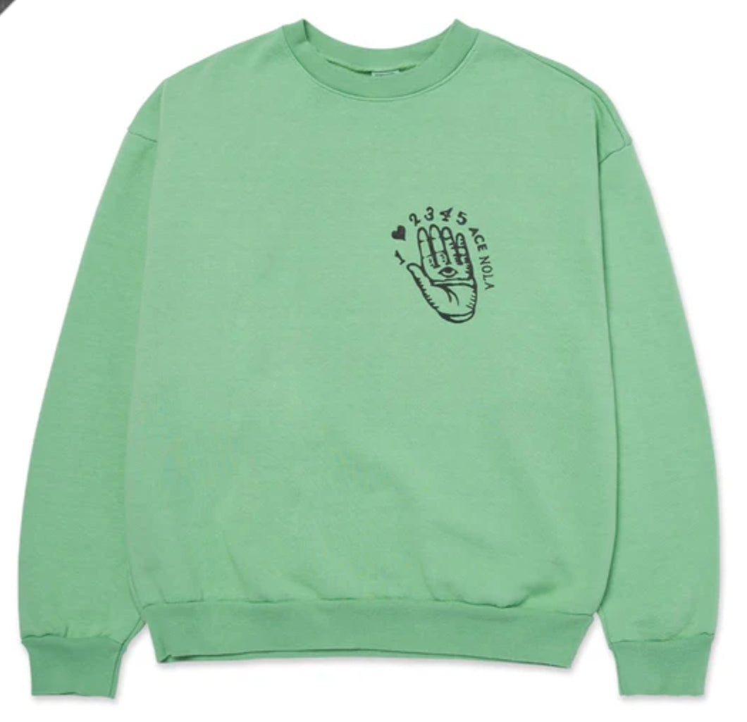 New Orleans Crewneck Sweat Shirt (Large) - Green