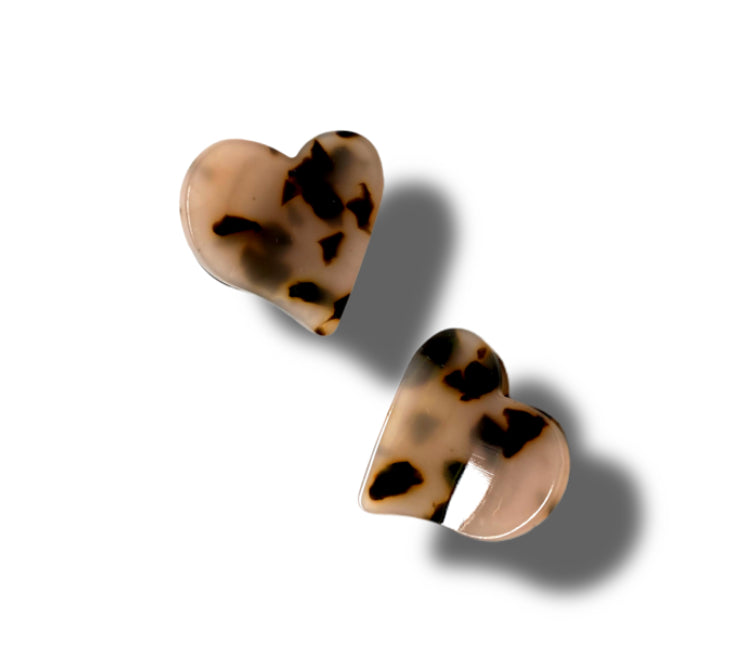 Mini Heart Clip (Light Leopard) / The Birthday Club