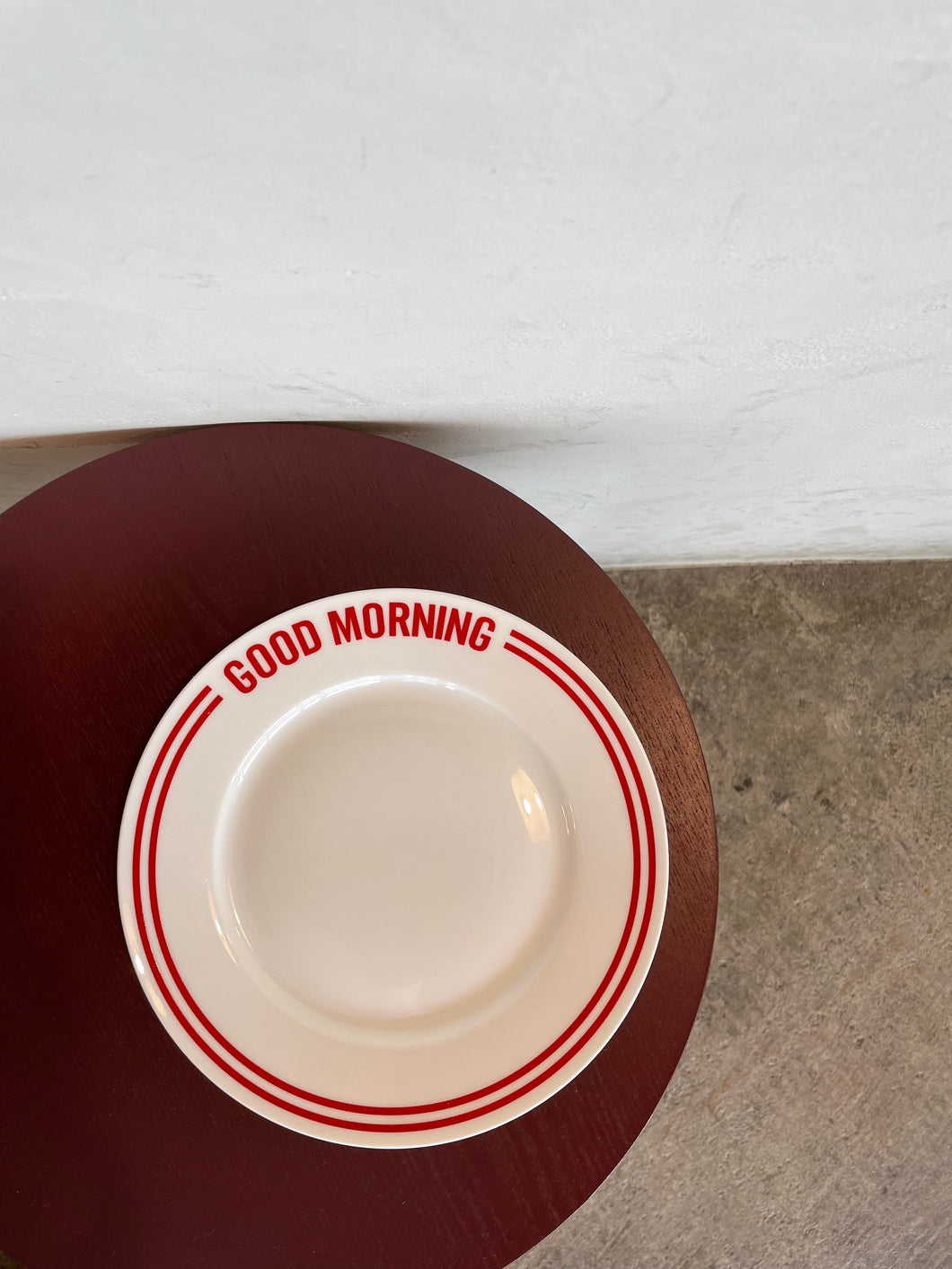 Good Morning Plate