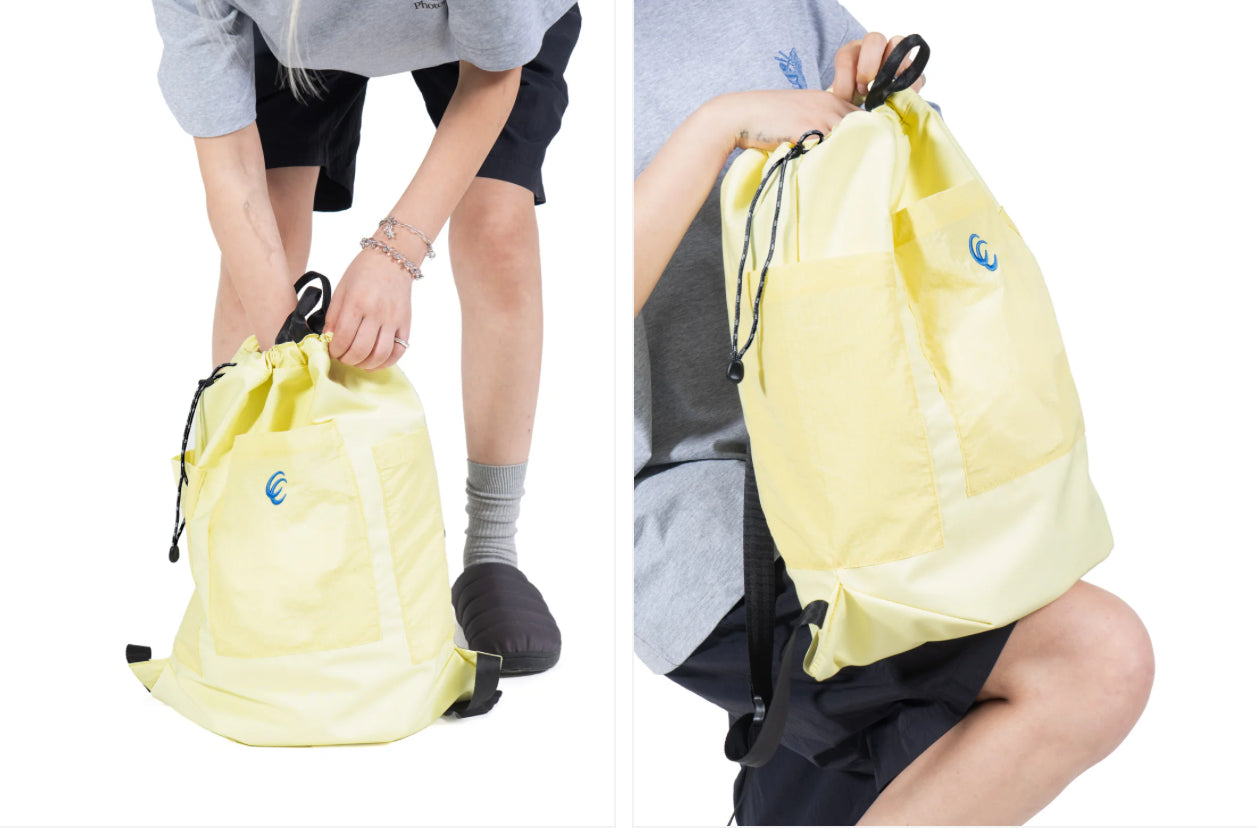 CC Nylon Backpack Butter Yellow / Same Paper – Folks Store
