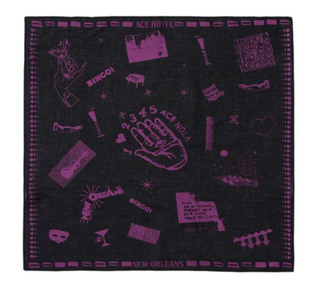 Bandana - Black (New Orleans)
