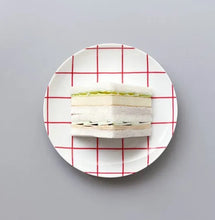 画像をギャラリービューアに読み込む, “Grid” Bread Plate  / Swimsuit Department
