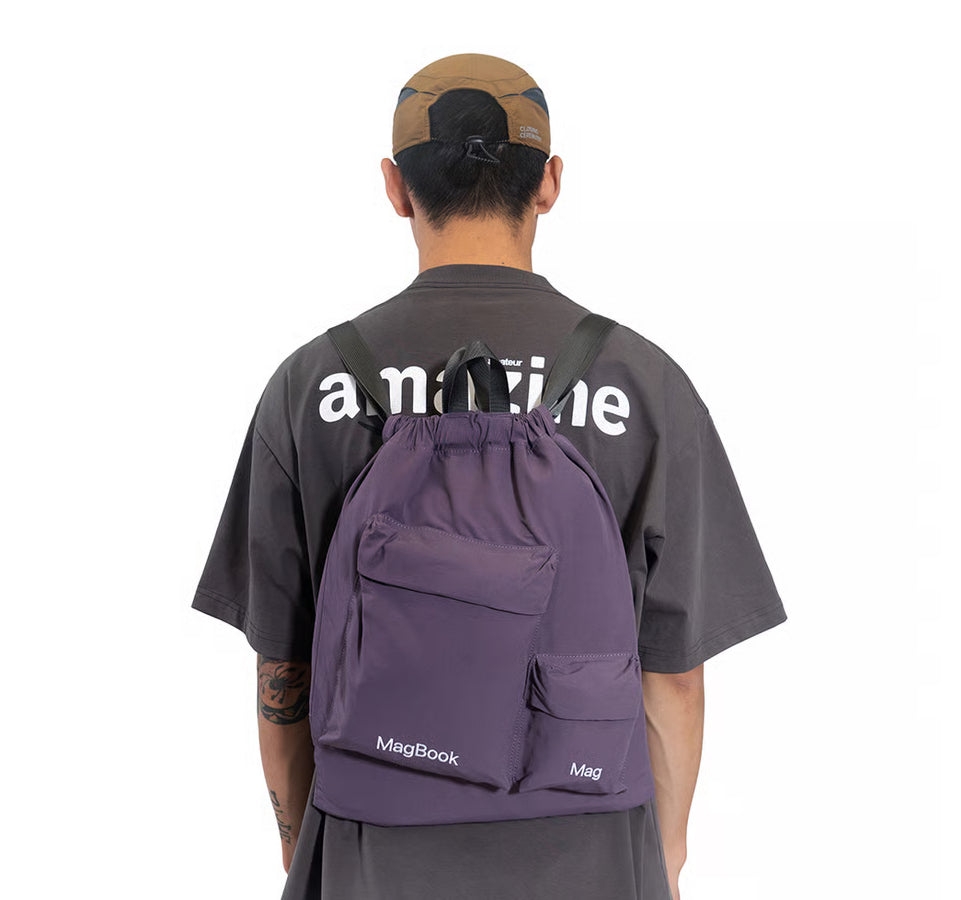 バッグ MagBook Backpack ver.2 same paper CC Nylon Backpack Grey/Brown / Same Paper – Folks Store Sendai