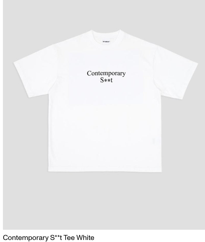 amateur Contemporary S**t Tee [White]