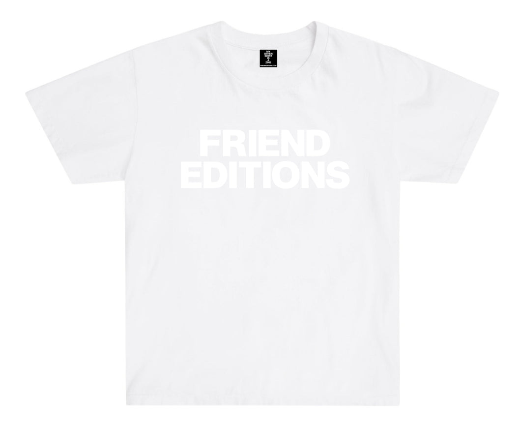 Monogram SS Tee White/White / Friend Editions