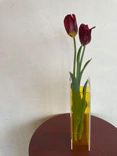 画像をギャラリービューアに読み込む, Acrylic Vase Yellow/White
