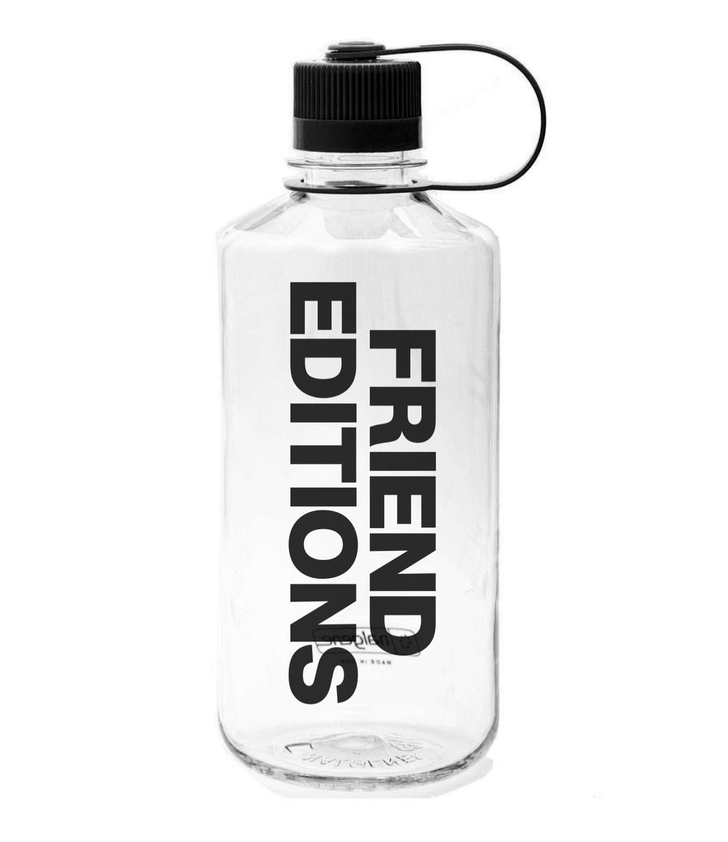 Monogram Nalgene Bottle  Clear/Black / Friend Editions