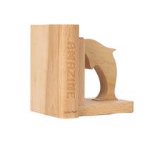 画像をギャラリービューアに読み込む, Dolphin Wood Bookends
