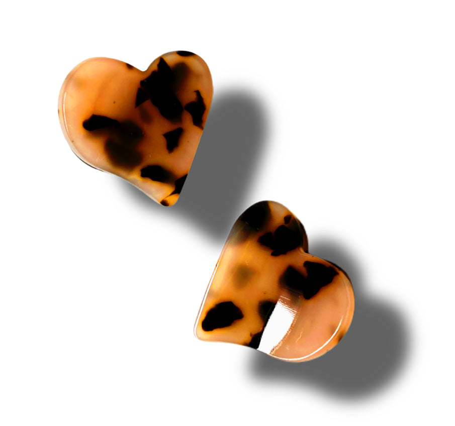 Mini Heart Clip (Deep Leopard) / The Birthday Club
