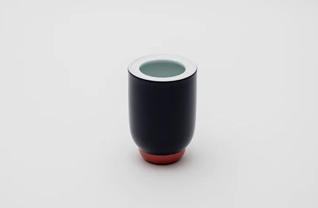 2016/ Pauline Deltour / Flower Vase S /  White/Dark Blue/Red