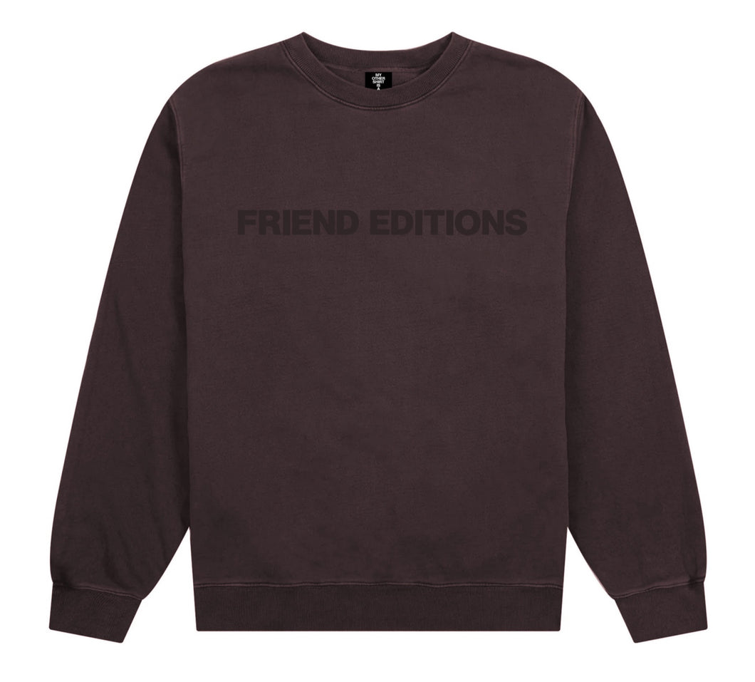 Monogram Crewneck Shirt  Brown/Brown / Friend Editions