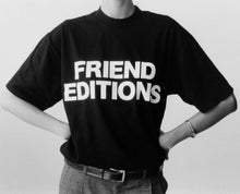 画像をギャラリービューアに読み込む, FE MONOGRAM TEE TWO LINE (BLACK) / Friend Editions
