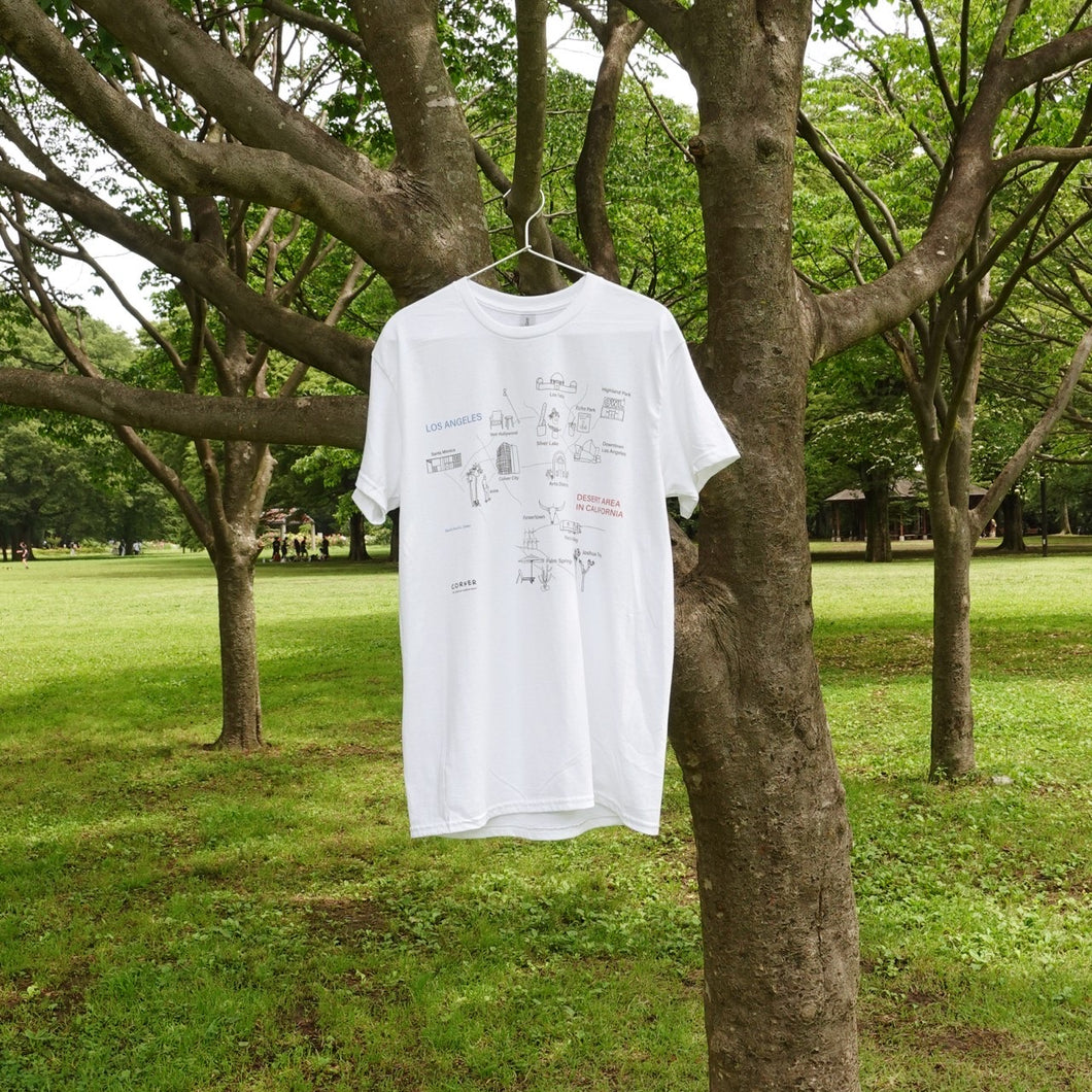 Corner City Guide Issue.1 Los Angeles “Map” Tee