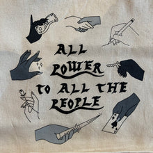 画像をギャラリービューアに読み込む, Small Spells/Power to the Peaple Tote Bag
