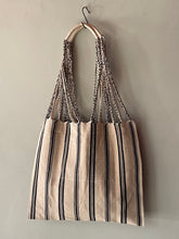 画像をギャラリービューアに読み込む, pips-basic stripe cotton hammock bag/L
