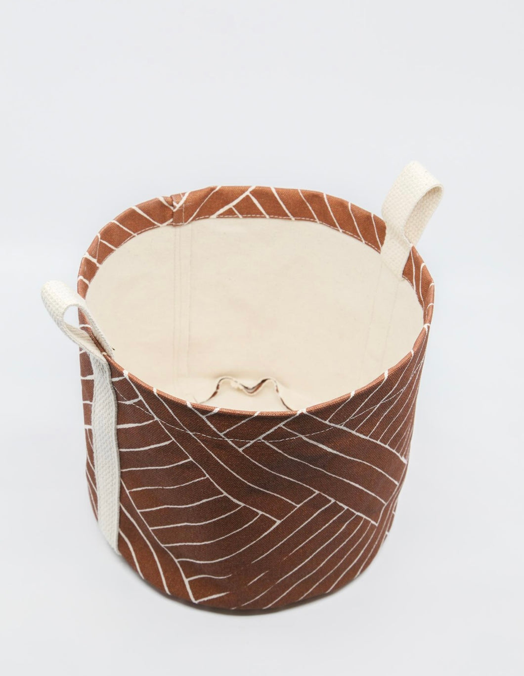 Gravel & Gold / Medium Canvas Bucket (hatu)