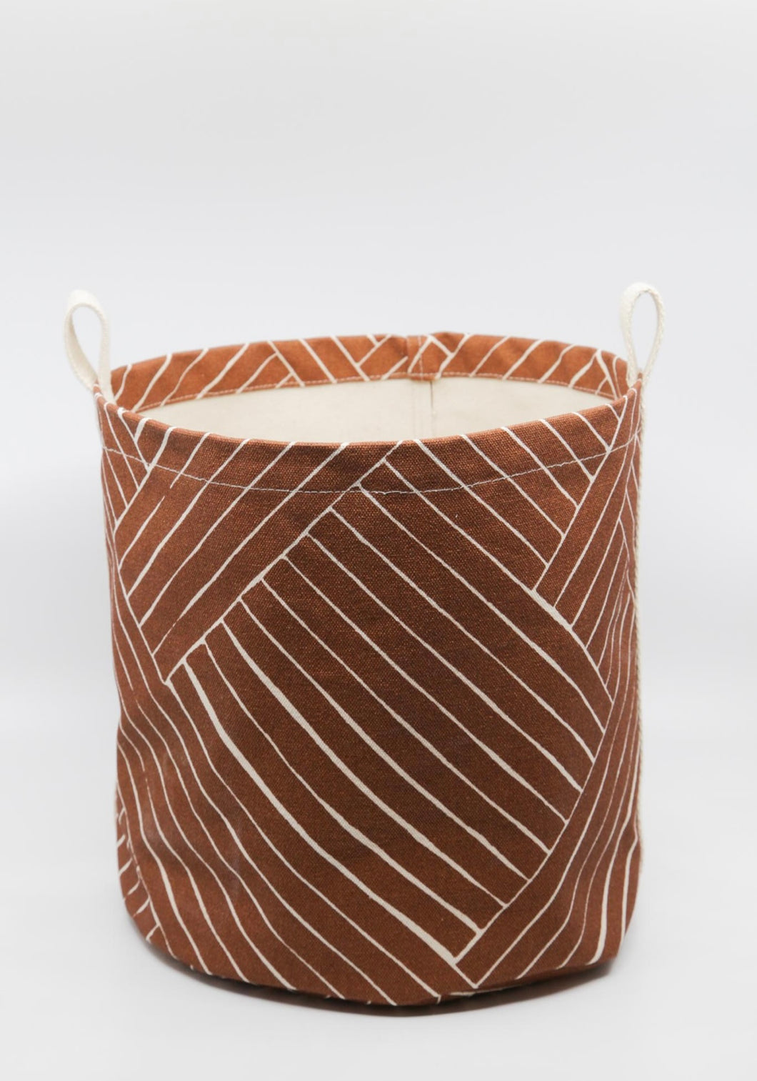 Gravel & Gold / Large Canvas Bucket (hatu)