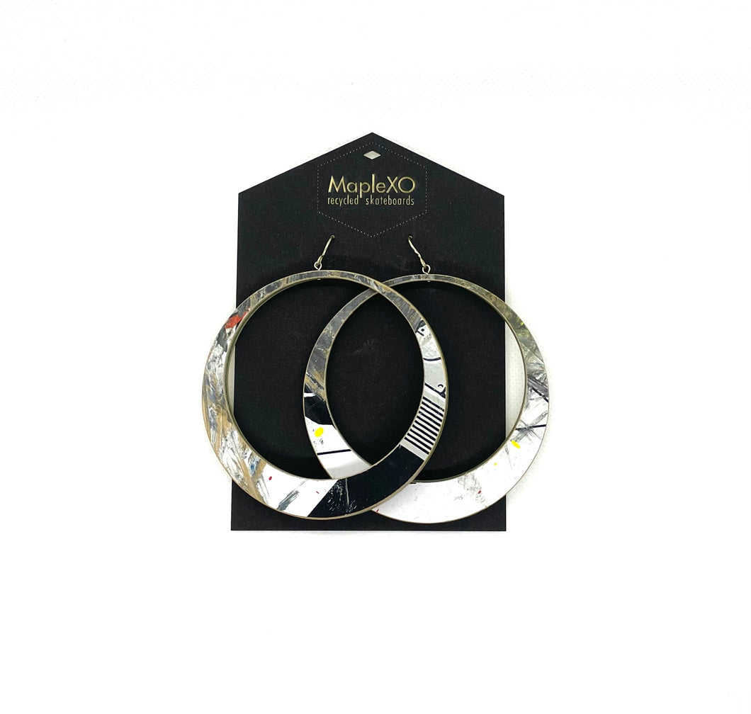 Maple XO / Door Knocker Earrings